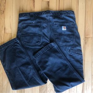Vintage carpenter black wash Carhartt jeans